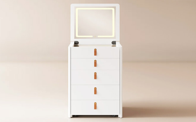 Modern Flip Top Makeup Vanity Modern Flip Top Makeup Vanity