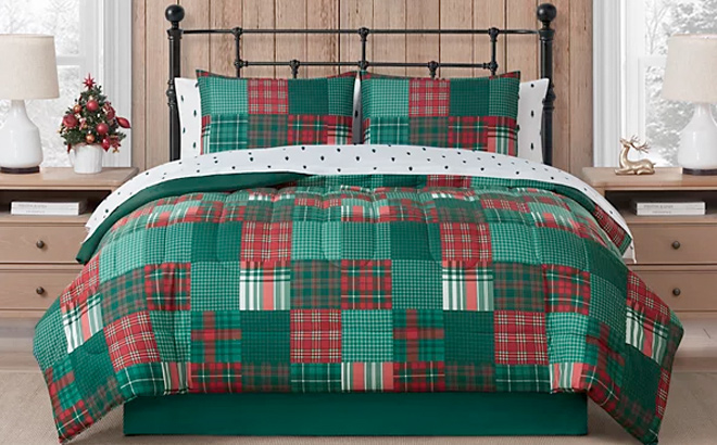Mytex Holiday Patchwork 8 Pc Comforter Set Exclusively at Macys Mytex Holiday Patchwork 8 Pc Comforter Set Exclusively at Macys