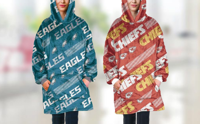 NFL Logo Hooded Blanket NFL Logo Hooded Blanket