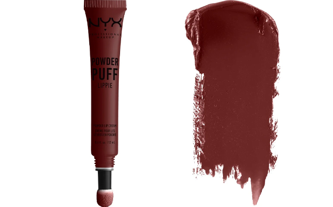 NYX Professional Makeup Powder Puff Lippie Liquid Lipstick in Chocolate Brown