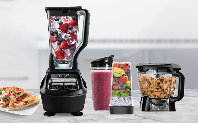 Ninja Mega Kitchen System on the Table Ninja Mega Kitchen System on the Table