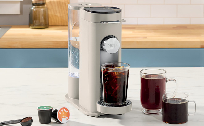 Ninja Single Serve Specialty Coffee Maker in Stone Color Ninja Single Serve Specialty Coffee Maker in Stone Color