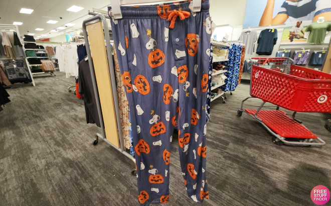 Peanuts Mens Ghost Knit Lounge Pajama Pants Peanuts Mens Ghost Knit Lounge Pajama Pants