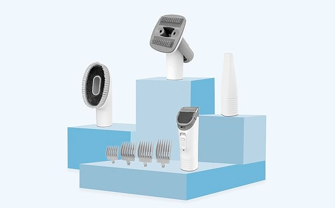 Powerful Dog Grooming Vacuum Kit on bases Powerful Dog Grooming Vacuum Kit on bases