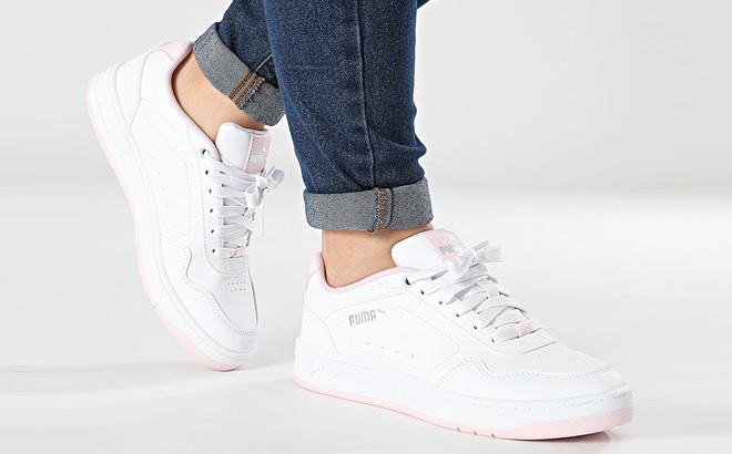 Puma Womens Court Classy Sneakers Puma Womens Court Classy Sneakers