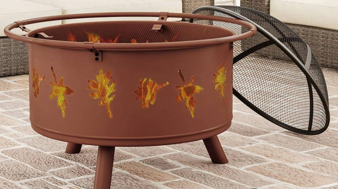 Pure Garden Outdoor Deep Fire Pit Pure Garden Outdoor Deep Fire Pit