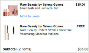 Rare Beauty Trio with Mascara at Checkout Rare Beauty Trio with Mascara at Checkout