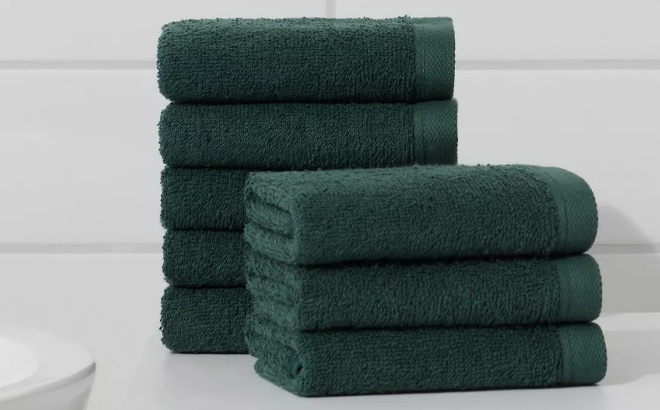 Room Essentials 8 Piece Antimicrobial Washcloth Set Room Essentials 8 Piece Antimicrobial Washcloth Set