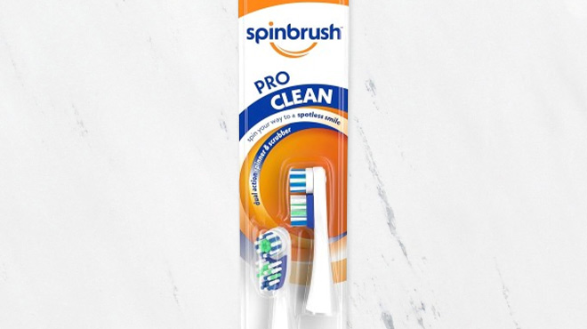 Spinbrush Pro Clean Replacement Heads 2 Pack Spinbrush Pro Clean Replacement Heads 2 Pack
