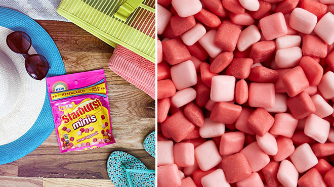 Starburst Mini Gummies Resealable Pouch Starburst Mini Gummies Resealable Pouch
