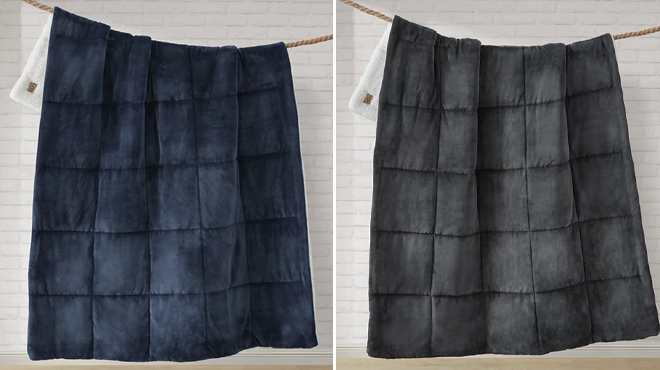 UGG Avery Plush to Fleece Reversible Throw UGG Avery Plush to Fleece Reversible Throw 2