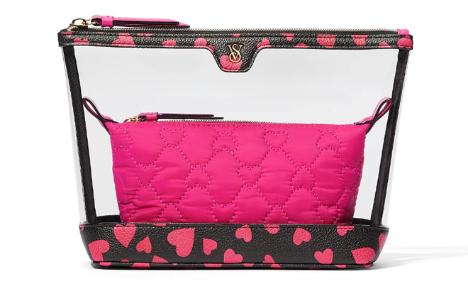 Victorias Secret 2 Piece Makeup Bag Heats Victorias Secret 2 Piece Makeup Bag Heats