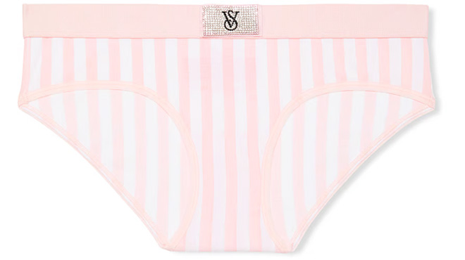 Victorias Secret Cotton Shine Patch Hiphugger Panty Victorias Secret Cotton Shine Patch Hiphugger Panty