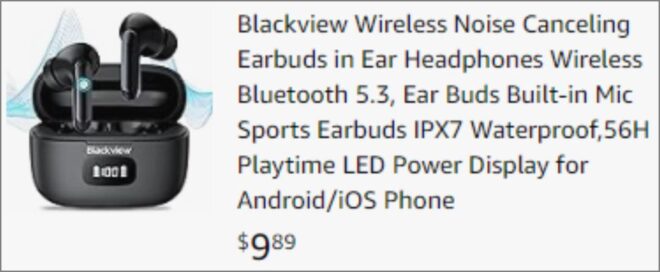 Wireless Noise Canceling Earbuds checkout page Wireless Noise Canceling Earbuds checkout page