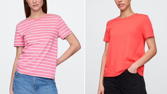 Womens Organic Cotton Vintage T Shirt