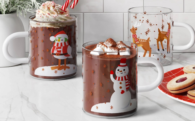 Wondershop Christmas Glass Mug Wondershop Christmas Glass Mug