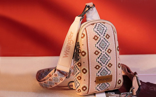 Wrangler Womens Aztec Crossbody Sling Bag Wrangler Womens Aztec Crossbody Sling Bag