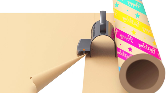 Wrapping Paper Cutter with 3 Replaceable Blade Sets Wrapping Paper Cutter with 3 Replaceable Blade Sets