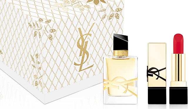 Yves Saint Laurent 2 Piece Mini Ornament Gift Set Yves Saint Laurent 2 Piece Mini Ornament Gift Set