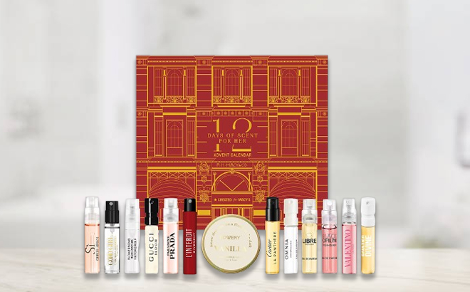 13-Piece Perfume Sampler Advent Calendar $25 Shipped at Macy’s