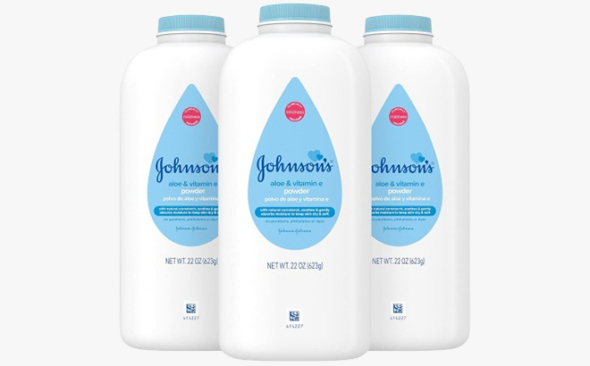 3 Piece of Johnsons Baby Powder 3 Piece of Johnsons Baby Powder