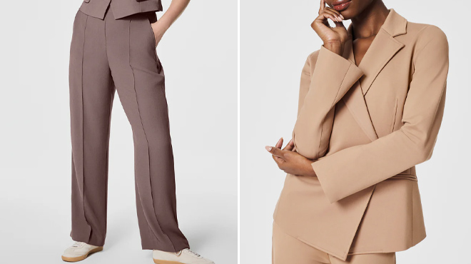 Spanx Carefree Crepe Trouser and Ponte Asymmetrical Blazer 8 Spanx Carefree Crepe Trouser and Ponte Asymmetrical Blazer