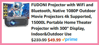 A screen grab of the checkout page Fudoni Portable Home Theater Projector A screen grab of the checkout page Fudoni Portable Home Theater Projector