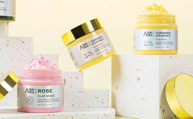 Anai Rui Turmeric Vitamin C and Rose Clay Masks Anai Rui Turmeric Vitamin C and Rose Clay Masks