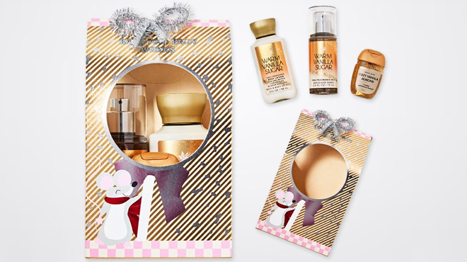 Bath & Body Works Warm Vanilla Sugar Mini Gift Set Bath & Body Works Warm Vanilla Sugar Mini Gift Set