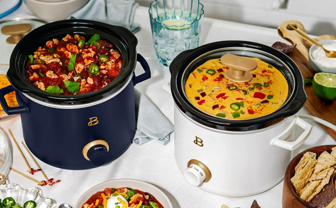 Beautiful by Drew Barrymore Slow Cooker Set 2 Pack Beautiful by Drew Barrymore Slow Cooker Set 2 Pack
