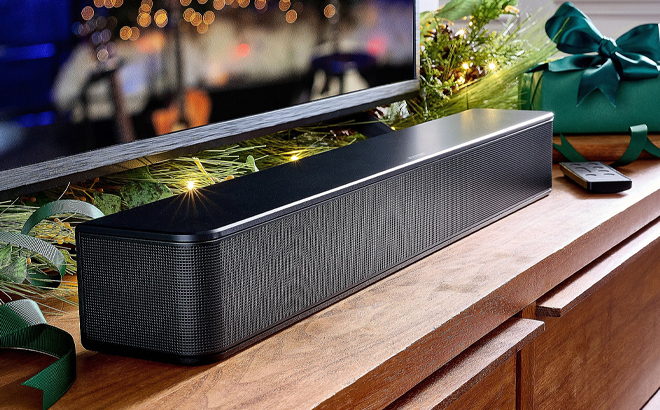 Bose Solo Series II Bluetooth Soundbar on a Table