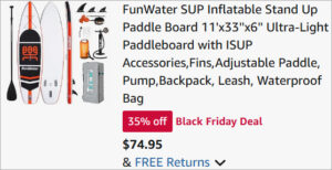 Checkout page of FunWater Inflatable Paddle Board Checkout page of FunWater Inflatable Paddle Board