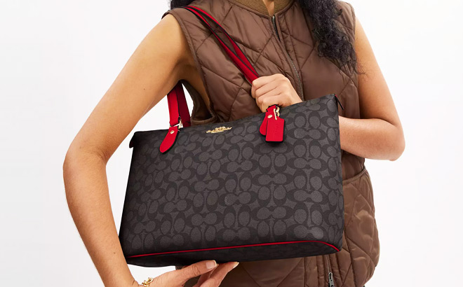 Coach Outlet Gallery Tote Bag Coach Outlet Gallery Tote Bag