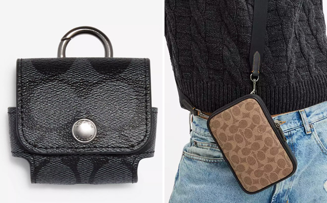 Coach Outlet SLarge Wireless Earbud Case Coach Outlet SLarge Wireless Earbud Case