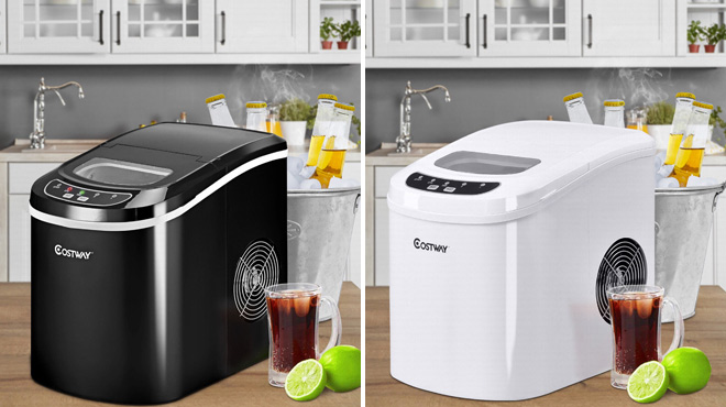 Costway Portable Compact Electric Ice Maker