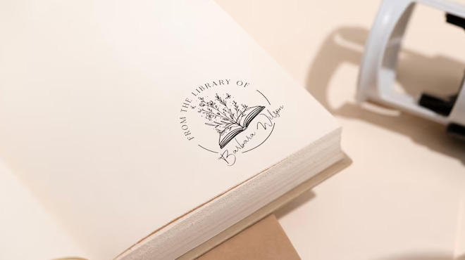 Custom Library Stamp Custom Library Stamp