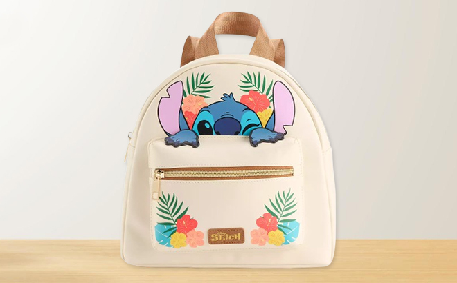 Disney Lilo & Stitch Stitch Mini Backpack on a Table