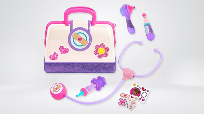 Doc Mcstuffins 8-Piece Hospital Doctor's Bag Set Doc Mcstuffins 8-Piece Hospital Doctor's Bag Set