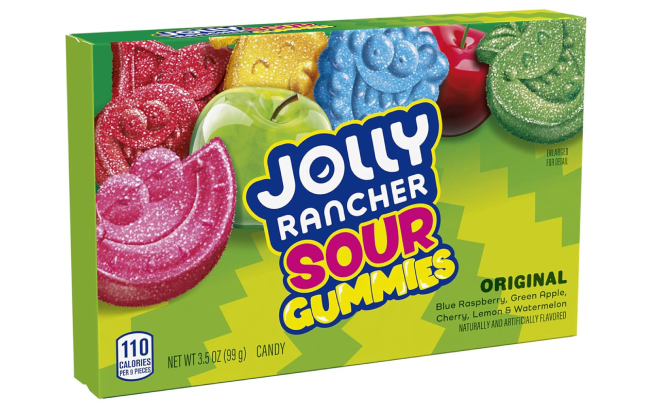 Jolly Rancher Sour Gummies Assorted Fruit Flavored Candy Box Jolly Rancher Sour Gummies Assorted Fruit Flavored Candy Box