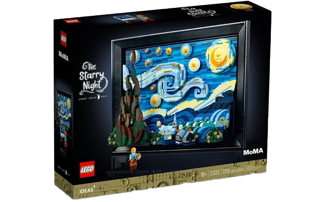 LEGO Ideas Vincent Van Gogh The Starry Night Box LEGO Ideas Vincent Van Gogh The Starry Night Box