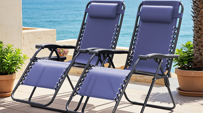Lacoo Patio Zero Gravity Chair 2 Pack 1 Lacoo Patio Zero Gravity Chair 2 Pack 1