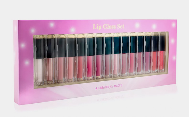 15-Piece Lip Gloss Set $10 at Macy’s