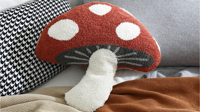 Mainstays 17 x 17 Mushroom Shaped Pillow Mainstays 17 x 17 Mushroom Shaped Pillow