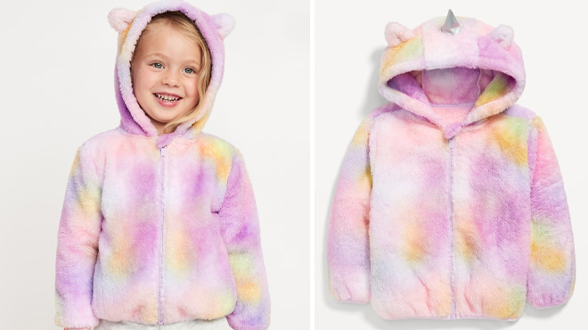 Old Navy Toddler Girls Unicorn Critter Hooded Jacket Old Navy Toddler Girls Unicorn Critter Hooded Jacket