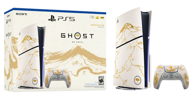 PlayStation 5 Console Ghost of Yotei Gold Limited Edition Bundle PlayStation 5 Console Ghost of Yotei Gold Limited Edition Bundle