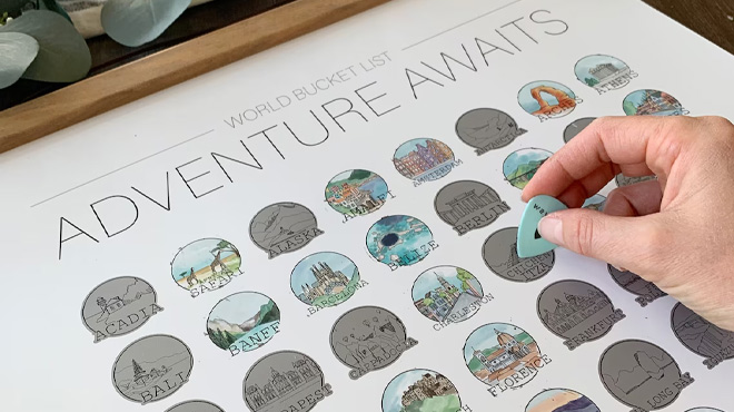 Scratch Off Travel Bucket List Scratch Off Travel Bucket List