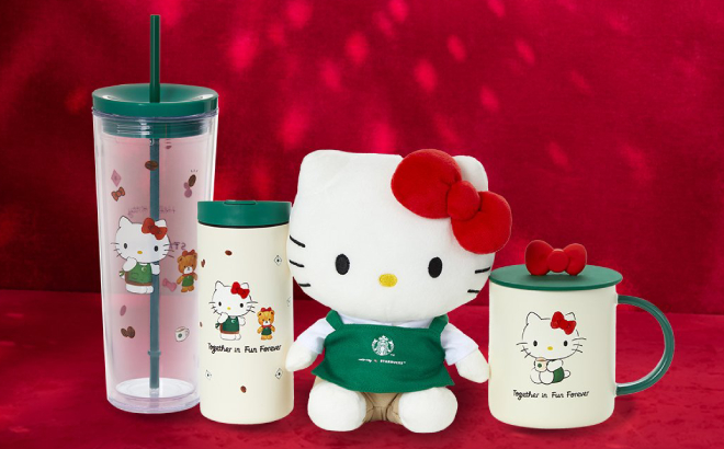 Starbucks x Hello Kitty Merchandise