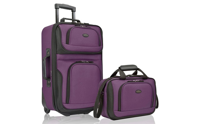 U S Traveler Rio Rugged Fabric Expandable Carry on Luggage U S Traveler Rio Rugged Fabric Expandable Carry on Luggage