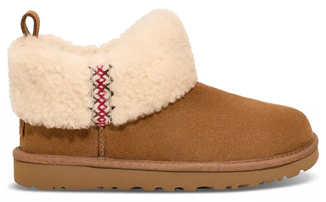 UGG Classic Mini Braid Slip On Booties UGG Classic Mini Braid Slip On Booties