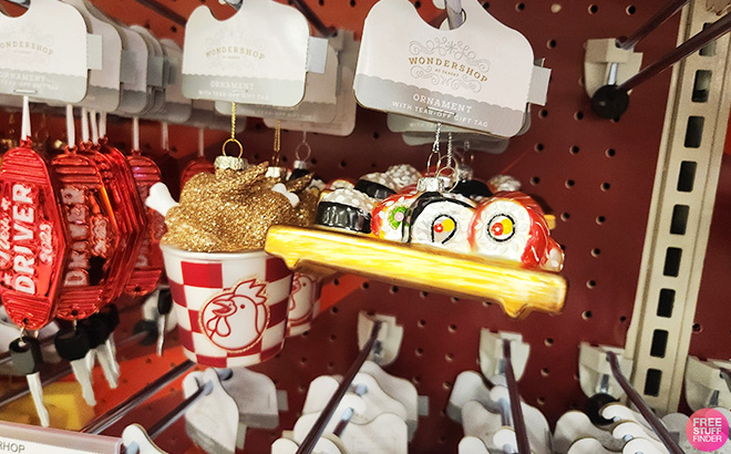 Wondershop Glass Fried Chicken Christmas Tree Ornament